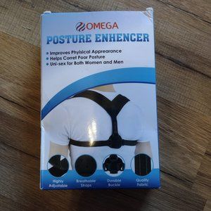 NEW Omega Posture Enhencer Back Brace Unisex Adjustable Correction Belt Uni-sex